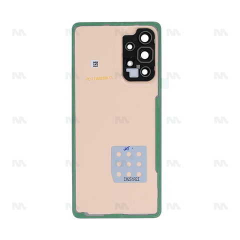 Vitre arrière pour Samsung Galaxy A53 5G A536B avec objectif Awesome Peach OEM