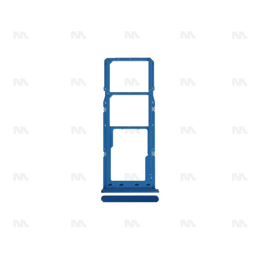 Support pour carte SIM pour Samsung Galaxy A12 A125F - Bleu - OEM