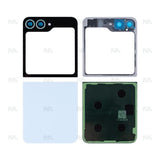 Ensemble de coques arrière Samsung Galaxy Z Flip6 F741B avec lentille bleue OEM