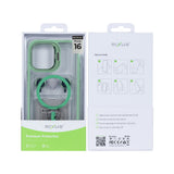 Étui Rixus Classic 03 avec MagSafe pour Apple iPhone 16 vert clair