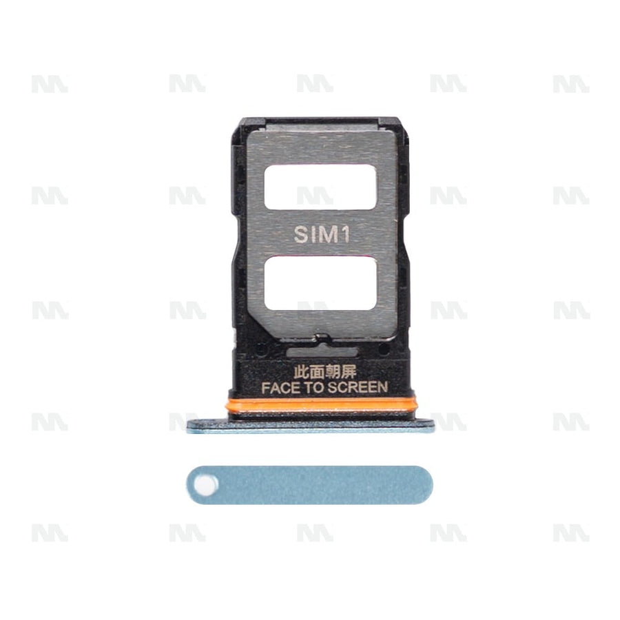Support pour carte SIM Xiaomi Poco X6 bleu OEM