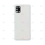 Vitre arrière pour Samsung Galaxy A31 A315F avec prisme pour objectif, couleur blanc cassé, OEM
