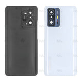 Vitre arrière pour Xiaomi Mi 11T avec objectif, blanc clair de lune, OEM