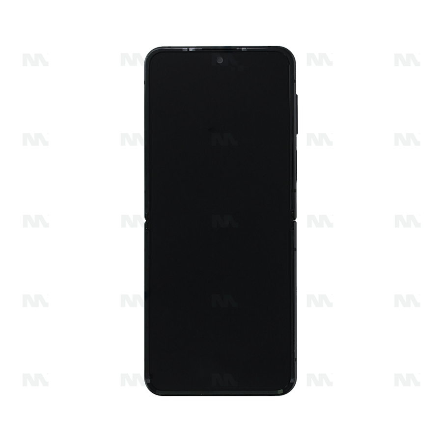 Chassis + Ecran LCD + Vitre pour Samsung Galaxy Z Flip4 F721B Principal Graphite Pre - Assembled