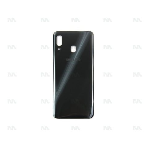 Vitre Arrière Sans Lentille Original OEM pour Samsung Galaxy A30 A305F - Noir