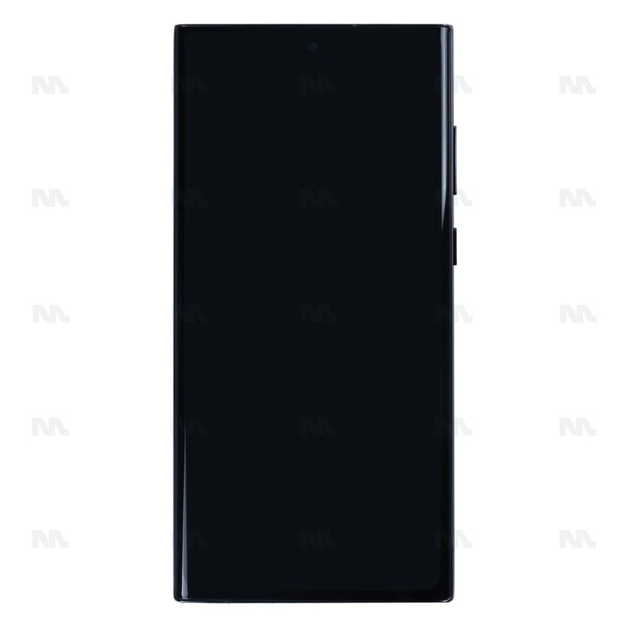 Chassis + Ecran OLED + Vitre pour Samsung Galaxy S22 Ultra 5G S908B - Phantom Black