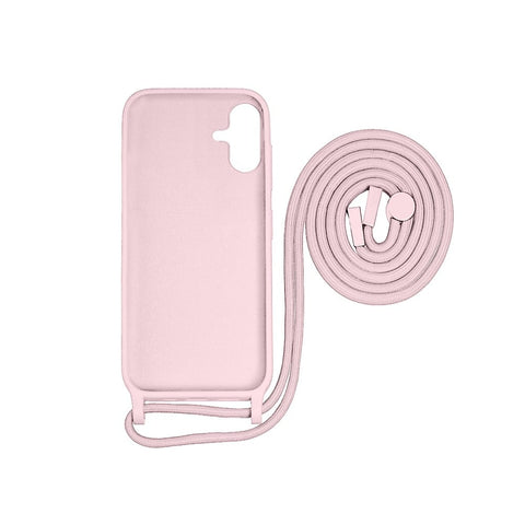 Cache-cordon pour collier Rixus TPU pour Samsung Galaxy A05 rose