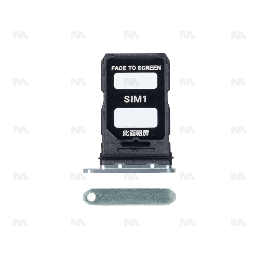 Support de carte SIM Xiaomi 13 Pro en céramique vert floral OEM