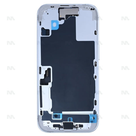 Boîtier avec petites pièces pour Apple iPhone 16 – Blanc – OEM
