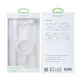 Étui transparent magnétique Rixus en TPU pour Samsung Galaxy Z Fold5 blanc
