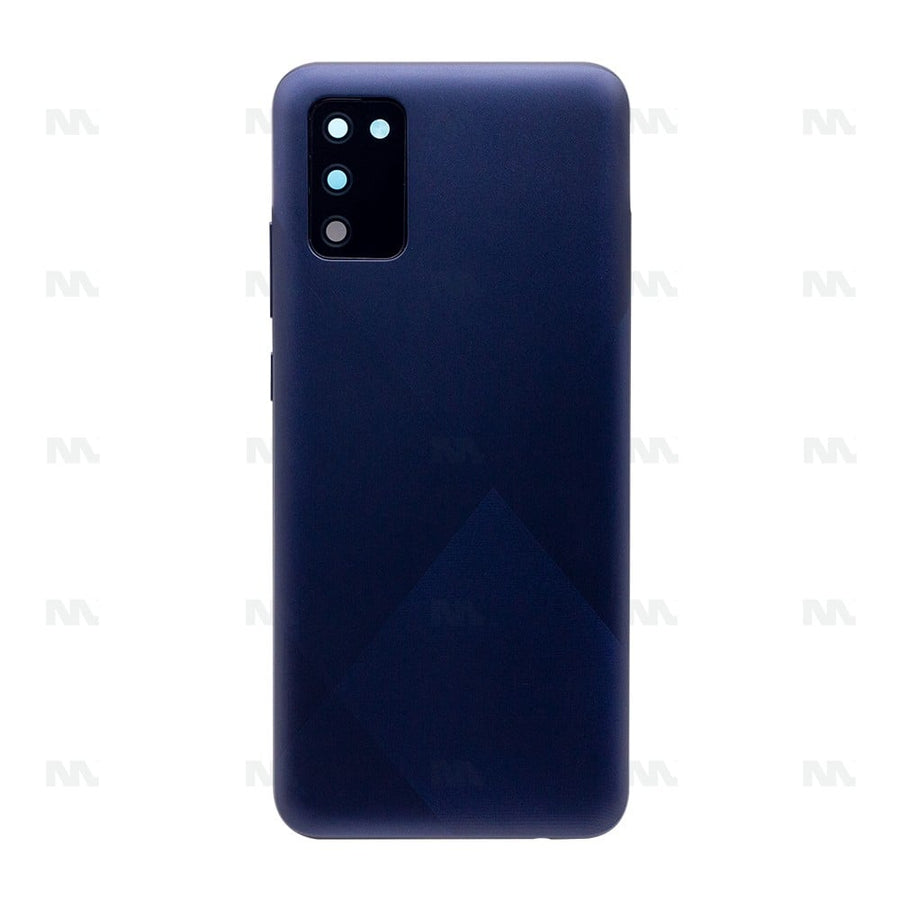 Vitre arrière pour Samsung Galaxy A02s A025F avec objectif bleu OEM