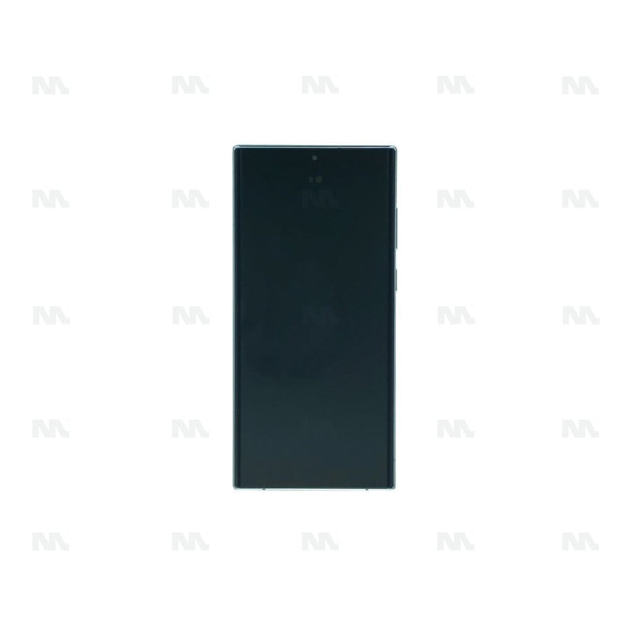 Chassis + Ecran Officiel Service Pack + Vitre pour Samsung Galaxy S22 Ultra S908B - Phantom White