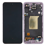 Chassis + Ecran Officiel Service Pack + Vitre pour Samsung Galaxy A55 A556B Lilac
