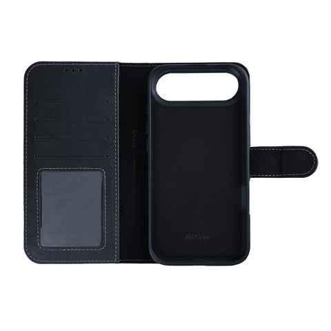 Portefeuille magnétique amovible Rixus Duo pour Apple iPhone 17 Air Noir