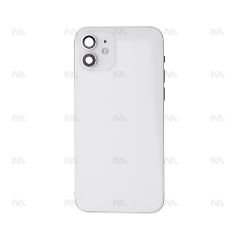 Boîtier pour Apple iPhone 12 avec petites pièces - Blanc - OEM