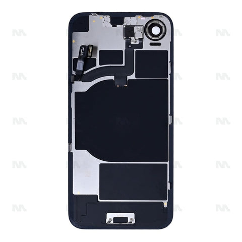 Vitre arrière avec NFC (Grand contour caméra) Originale Démontée pour Apple iPhone 16e - Noir