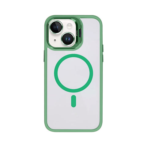 Étui Rixus Classic 03 avec MagSafe pour Apple iPhone 14 vert clair
