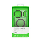 Coque Rixus Aero Shield Compatible MagSafe pour Apple iPhone 17 Pro, 18 Pro - Bordeaux