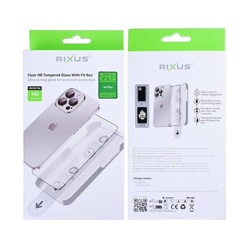 Verre trempé Rixus pour Apple iPhone 14 Pro