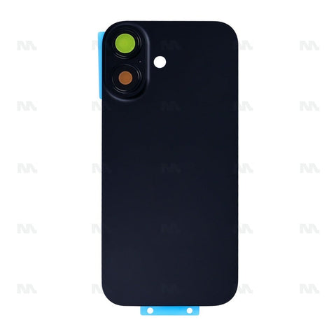 Vitre Arrière sans NFC, cadre d'appareil photo agrandi pour Apple iPhone 17 - Noir - Compatible