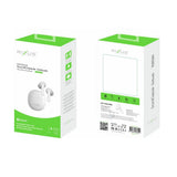 Écouteurs Rixus RXBT69A TWS avec boîtier de recharge blanc