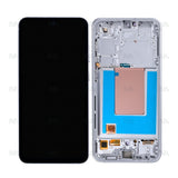Écran complet sur châssis Hard-OLED pour Samsung Galaxy S24 FE S721B - Argent