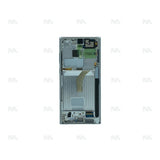 Chassis + Ecran Officiel Service Pack + Vitre pour Samsung Galaxy S22 Ultra S908B - Phantom White
