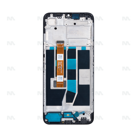 Chassis + Ecran Original OEM + Vitre pour Oppo A16 CPH2269 / A16S CPH2271 - Noir