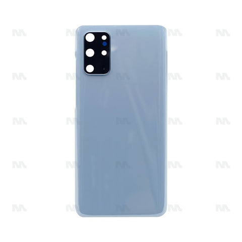 Vitre arrière pour Samsung Galaxy S20 Plus G985F avec objectif bleu nuage OEM