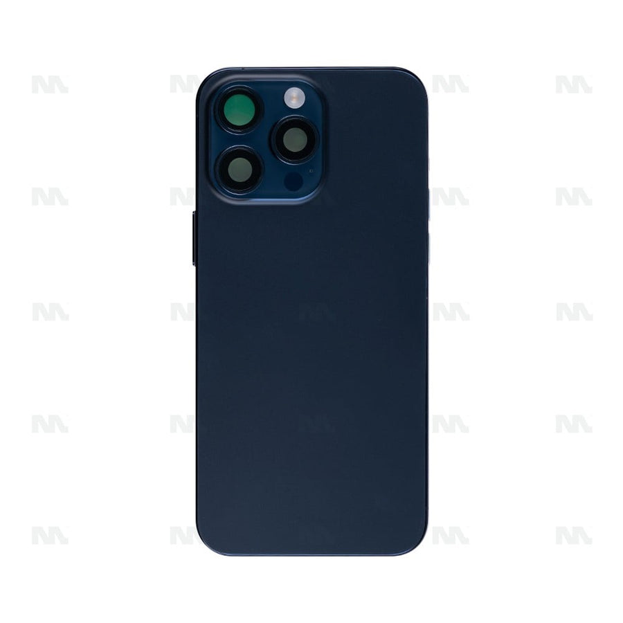 Boîtier avec petites pièces – Titane bleu – OEM pour Apple iPhone 15 Pro Max