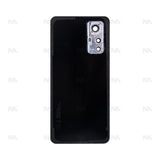 Vitre arrière pour Xiaomi 12 Lite 5G avec objectif noir OEM