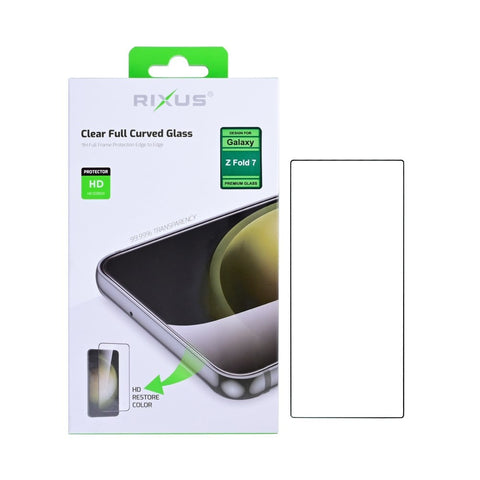 Verre trempé Rixus Clear HD pour Samsung Galaxy Z Fold7