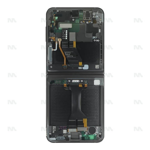 Chassis + Ecran Officiel Service Pack + Vitre pour Samsung Galaxy Z Flip5 F731B - Bleu