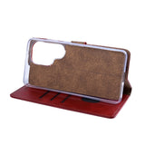 Bibliothèque Rixus pour Samsung Galaxy S26 Ultra Rouge foncé
