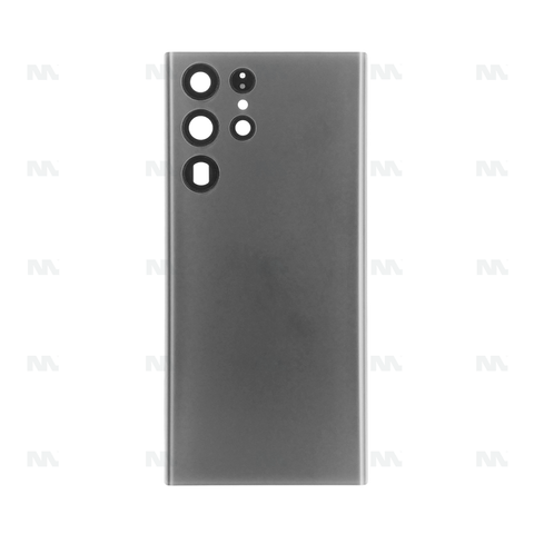 Vitre arrière pour Samsung Galaxy S22 Ultra S908B avec objectif graphite OEM