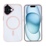 Étui Rixus Classic 04 avec MagSafe pour Apple iPhone 16 rose