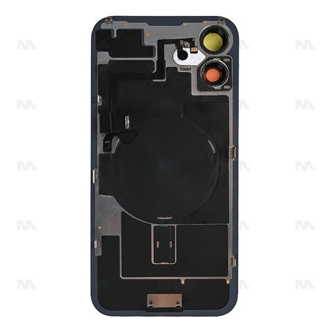 Vitre Arrière avec NFC Grand Trou Compatible pour Apple iPhone 16 Plus - Sarcelle