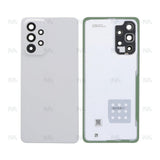 Vitre arrière pour Samsung Galaxy A33 5G A336B avec objectif blanc OEM