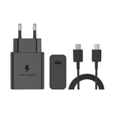 Adaptateur rapide 2-1 CH18W09 USB-C vers USB-C 18 W Noir