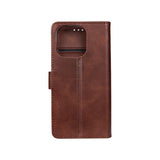 Rixus Bookcase pour Apple iPhone 16 Pro Marron
