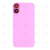 Vitre Arrière avec NFC Grand Trou Compatible pour Apple iPhone 16 - Rose