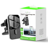 Chargeur de voiture sans fil Rixus RXWC14 compatible MagSafe 15 W gris sidéral