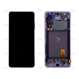 Chassis + Ecran Officiel Service Pack + Vitre pour Samsung Galaxy S20 FE G780F / 5G G781B Cloud Lavender