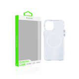 Étui antichoc Rixus en TPU avec MagSafe pour Apple iPhone 12 Pro Max transparent