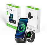 Support de charge rapide sans fil 3 en 1 Rixus RXWC57 Noir