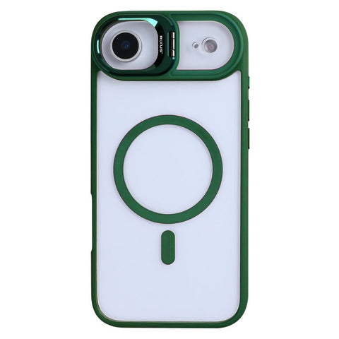 Étui Rixus Classic 03 avec MagSafe pour Apple iPhone 17 Air vert foncé