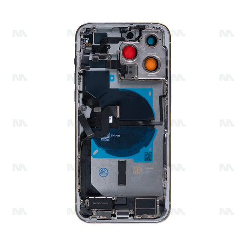 Boîtier avec petites pièces pour Apple iPhone 14 Pro Max – Argent – OEM