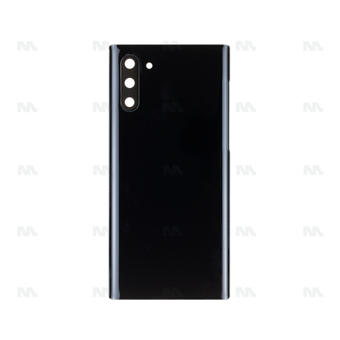 Vitre arrière pour Samsung Galaxy Note 10 N970F avec lentille Aura Black OEM