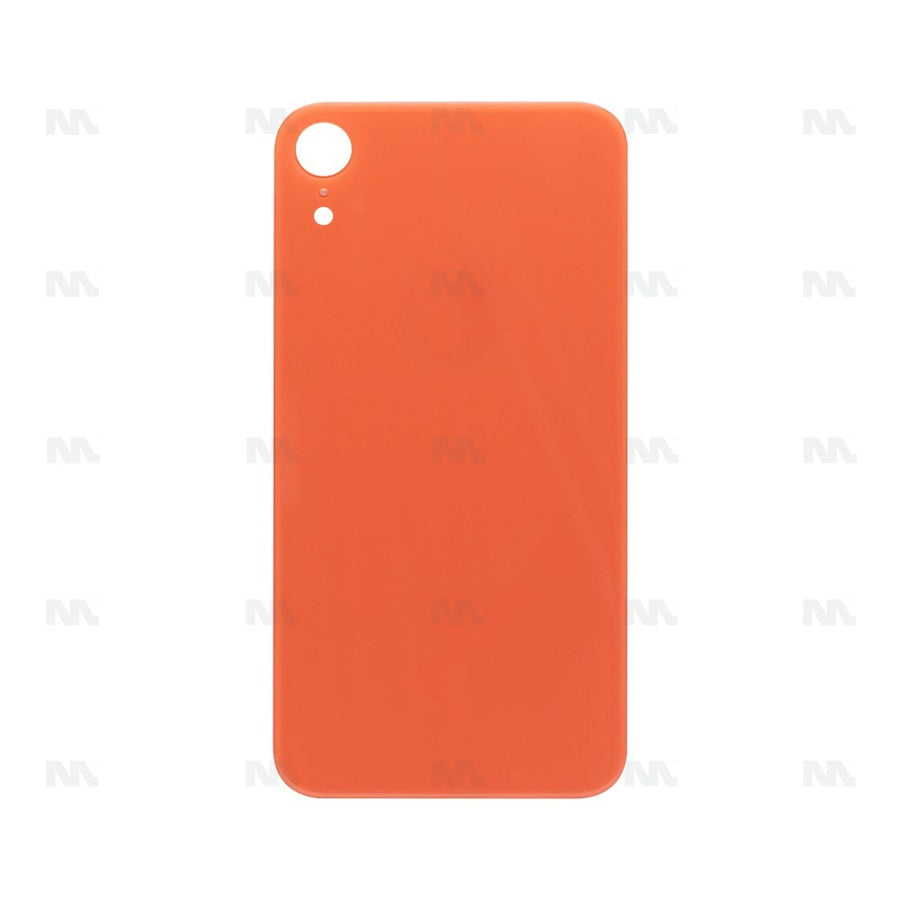 Vitre Arrière avec bloc complet pour Apple iPhone XR, cadre d'appareil photo agrandi Orange Compatible