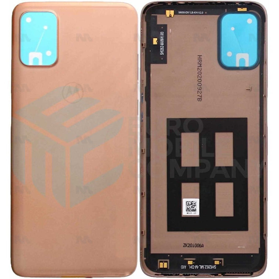 Vitre arrière pour Motorola Moto G9 Plus sans objectif, couleur or rose, Original